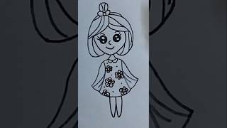 Cute Baby Girl Drawing shorts trending ytshorts drawing youtubeshorts viralvideo girl short [upl. by Onitram]