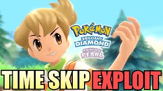 Everything you can do with TIME SKIP EXPLOIT in Pokemon Brilliant Diamond Shining Pearl [upl. by Julian]