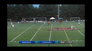 CCBC Catonsville Mens Soccer Cardinals vs Seahawks [upl. by Yelsnit]