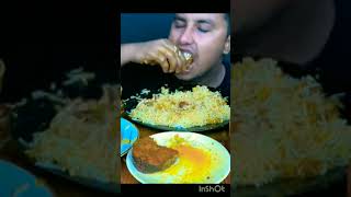 EATING SPICY FISH FRY MUTTON CURRY WITH BASMATI RICEshorts shortvideo eatingshow mukbang [upl. by Raasch609]