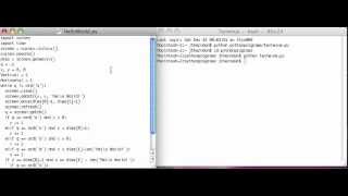 Python Curses Tutorial 10 keypad addch and delch [upl. by Libbie]