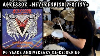 Agressor  Neverending Destinyquot  30 years anniversary re recording session [upl. by Nanreh]