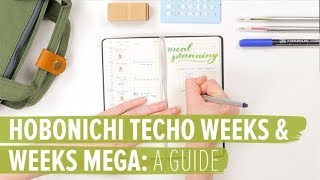 Hobonichi Techo Weeks amp Weeks Mega A Guide [upl. by Latsyc]