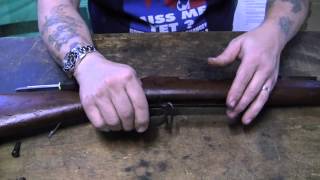 Mauser 187184 Rifle Disassembly Part 2 [upl. by Ralli]