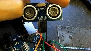 How To Connect HCSR04 Range Finder Ultrasonic Sensor Arduino Tutorial [upl. by Atonsah746]