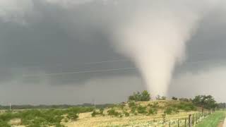 INSANE TORNADO from the inside with Dominator 3 near Windthorst Texas [upl. by Malinowski]