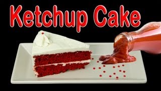 Ketchup Cake How to Make Ketchup Cake by Cookies Cupcakes and Cardio [upl. by Junette]