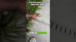 Pool Deck Drain Cleaning  Tampa Florida Storm Water Drainage Solutions  Micro Channel Drain [upl. by Ruvolo168]