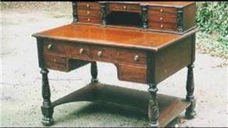 Antique Furniture  About Victorian Desks [upl. by Nosa]