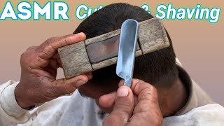 ASMR Fast Hair Cutting amp Shaving With Barber Old SHAMS ASMR [upl. by Sidon805]