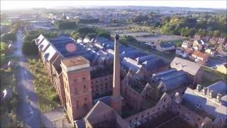 Drone footage of abandoned ghostly Sleaford Bass Maltings [upl. by Nordin567]