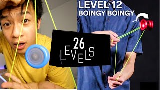 I Attempted WIREDs 26 Levels of YoYo Tricks Easy to Complex [upl. by Eenimod55]