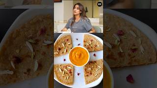 Janhvi Kapoors Favourite Dessert Mawa Paratha Recipe shorts [upl. by Solitta]