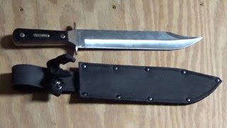 Shrade Old Timer Bowie Knife From TSC First Impressions [upl. by Almat424]