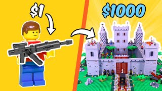 1 vs 1000 LEGO creation [upl. by Jablon]