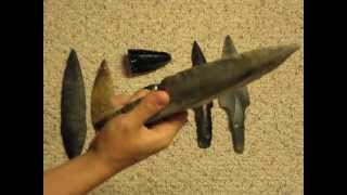 Mayan Knives and Daggers Ancient Stone Artifacts [upl. by Kenti]