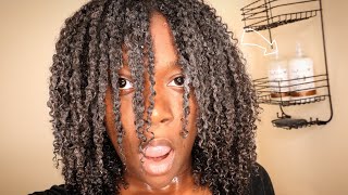 Wash Day Review using Shea Moisture Daily Hydration 100 Virgin Coconut Oil [upl. by Nahseez755]