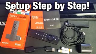 Fire TV Stick 4K How to Setup Step by Step  Tips [upl. by Imotas51]