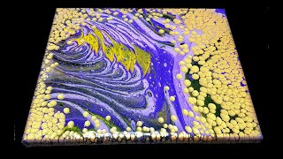 42 Gold PEARL POUR Recipe that works Cells Without Silicone Using DecoArt Extreme Sheen [upl. by Diogenes]