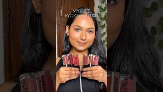 MyHues HyGlow Lip Elixirs  Best Lip Gloss for Indian Skin Tone This Winter LipGloss Lipstick [upl. by Eudoxia]