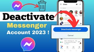 How To Deactivate Messenger Account  Messenger Deactivate Account  Messenger Deactivate Kaise Kare [upl. by Otsirave]