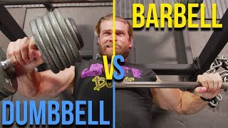 Dumbbell vs Barbell Workout  Which Builds More Muscle [upl. by Salema171]