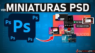 Ver MINIATURAS de Archivos PSD 🔵 Miniaturas de Photoshop [upl. by Charley602]