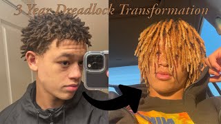 3 Year Dreadlock Journey only using a sponge [upl. by Pallaton819]