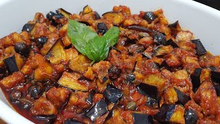 CAPONATA DI MELANZANE RICETTA SICILIANA ORIGINALE BUONISSIMA [upl. by Sieracki]