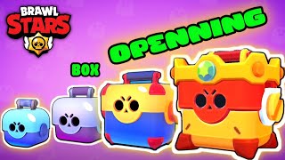 brawl stars box opening  mega box opening brawl stars brawlstarsboxopening brawlstars [upl. by Astrahan]