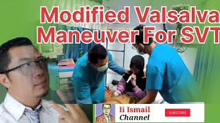 Modified Valsalva Maneuver For SVT [upl. by Gorrono]