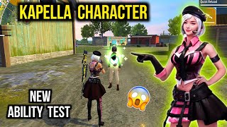 Kapella Character Ability Test  After Update  Free Fire Kapella Character Skill amp Gameplay [upl. by Savil143]