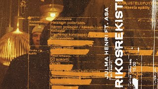 Julma Henri Ft Asa Rikosrekisteri 2 SRJTNT Vol 3 Out Noww [upl. by Rawna]