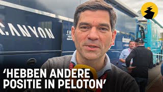 Philip Roodhooft na zege Mathieu van der Poel in ParijsRoubaix quotHebben andere positie in pelotonquot [upl. by Sirret181]