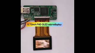 071inch oled microdisplay 19201080 FHD LVDS Interface 200nit VR AR Headset Micro AMOLED Screen [upl. by Jules]