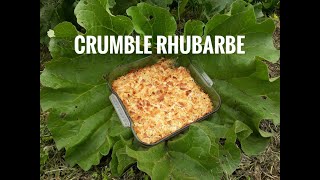 CRUMBLE À LA RHUBARBE FAÇON POPOTE [upl. by Witherspoon]