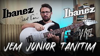 İbanez JEM JUNİOR Gitar Tanıtımı inceleme [upl. by Aikahc]