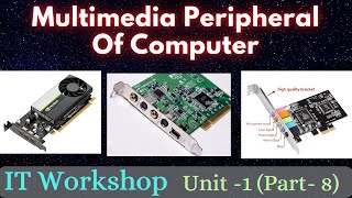 Multimedia Peripherals  Unit  1 Part  8  Bihar Engineering University  1st Year CSE  BEU [upl. by Ziwot541]