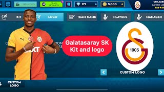 DLS 24  How to get custom logo  How to get Galatasaray SK logo and kit in DLS2024 [upl. by Luahs626]