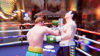 Canelo Alvarez knocks out Joe Calzaghe  Undisputed gameplay [upl. by Ecirtaeb276]