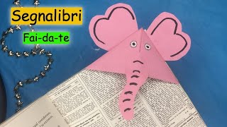 ★ COME FARE UN SEGNALIBRO DI CARTA ★ ORIGAMI FACILI ★ LAVORETTI CON LA CARTA [upl. by Raviv]