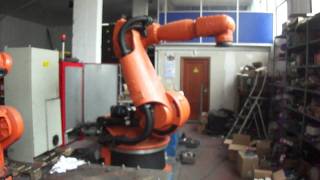 KUKA KR350 KR360 robot at EUROBOTSNET [upl. by Nav]