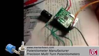 spring return rotary potentiometer  by wwwmeterkeencom [upl. by Tada]