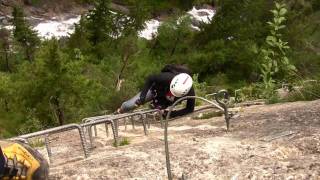 Via Ferrata Tiere Champery Klettersteigmp4 [upl. by Zat]