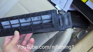 cabin air filter replacement  Hyundai Veracruz [upl. by Leopoldeen]