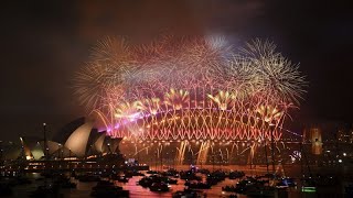 2024 chega a Sydney com grande espetáculo de fogodeartifício [upl. by Kanter]