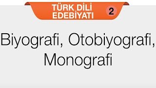 Biyografi Otobiyografi  Biyografi Otobiyografi Monografi [upl. by Gebelein]