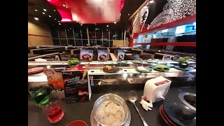 Bangkok Shabu Shi by Oishi Centralworld  Running Sushi amp Self cooking Hot Pot [upl. by Varden362]