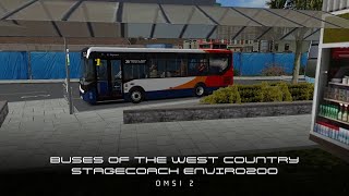 Exploring the Scenic Paignton to Totnes Route  OMSI 2 Stagecoach Enviro200 [upl. by Ecienahs]