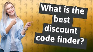 What is the best discount code finder [upl. by Janella]